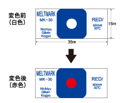 日油技研MK-30測溫紙 日油技研MK-30測溫紙