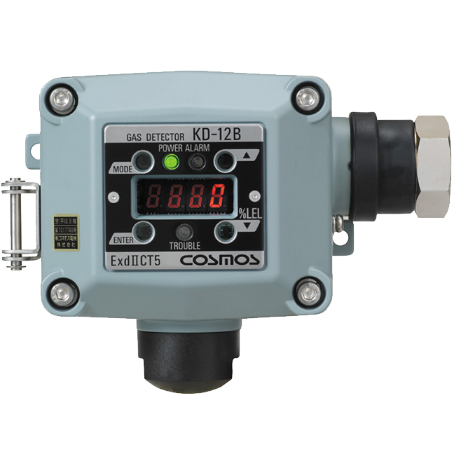 固定式氣體檢測(cè)器KD-12C日本新宇宙可燃?xì)怏w氬氣二氧化碳檢測(cè)