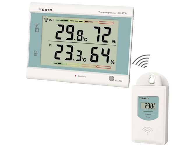 日本進(jìn)口SATO最高和最低無(wú)線溫濕度計(jì) SK-300R